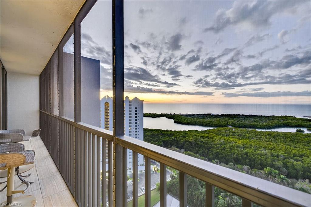 5601 Turtle Bay Drive, Unit 2104 Naples, FL 34108 - Photo 25 of 31 Balcony with a water view