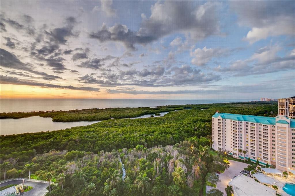 5601 Turtle Bay Drive, Unit 2104 Naples, FL 34108 - Photo 26 of 31 Drone / aerial view of a nearby body of water