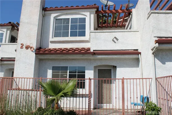 a view of front door of house