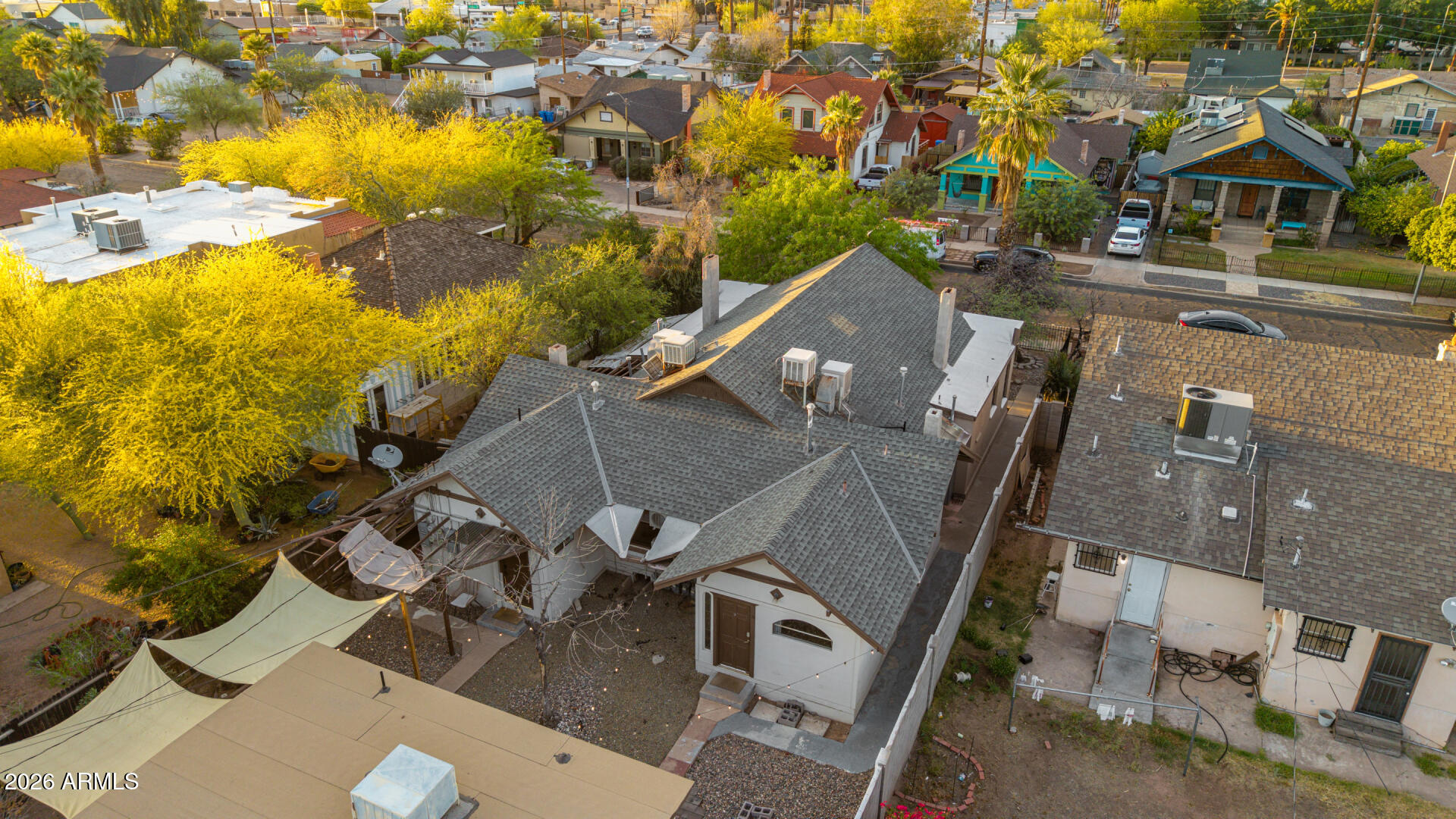 1317 West Monroe Street Phoenix, AZ 85007 - Photo 80 of 86 an aerial view of residential houses with outdoor space