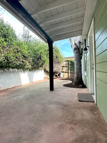 a view of outdoor space and porch