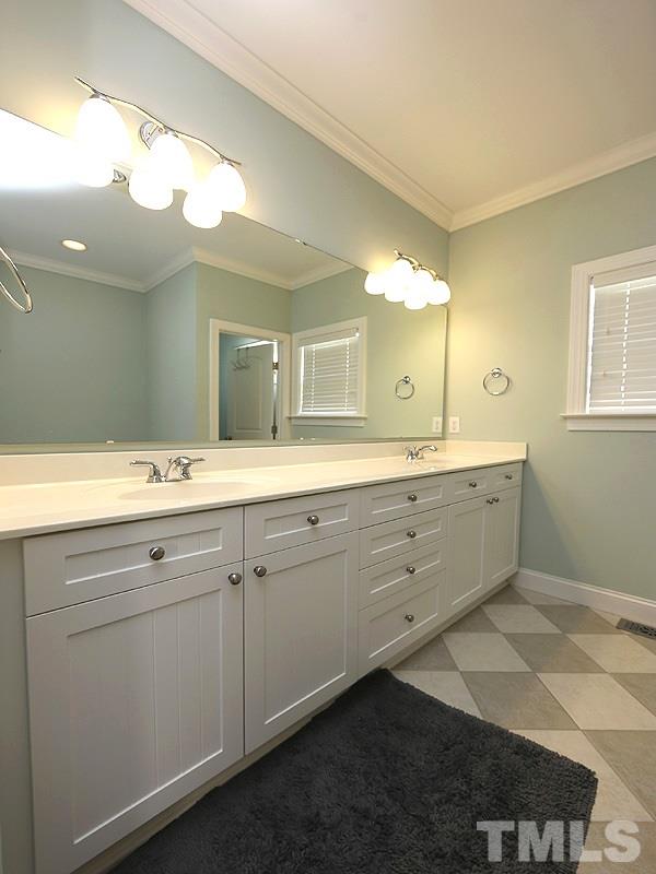 1175 Harp Street Raleigh, NC 27604 - Photo 10 of 24 Master Bath with Soaking tub and Separate Shower! Dual sink Vanity!