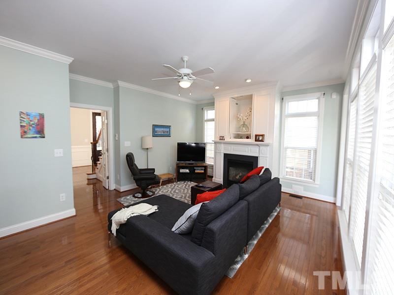 1175 Harp Street Raleigh, NC 27604 - Photo 7 of 24 Wonderful Family Room with beautiful Gas log Fireplace focal point!