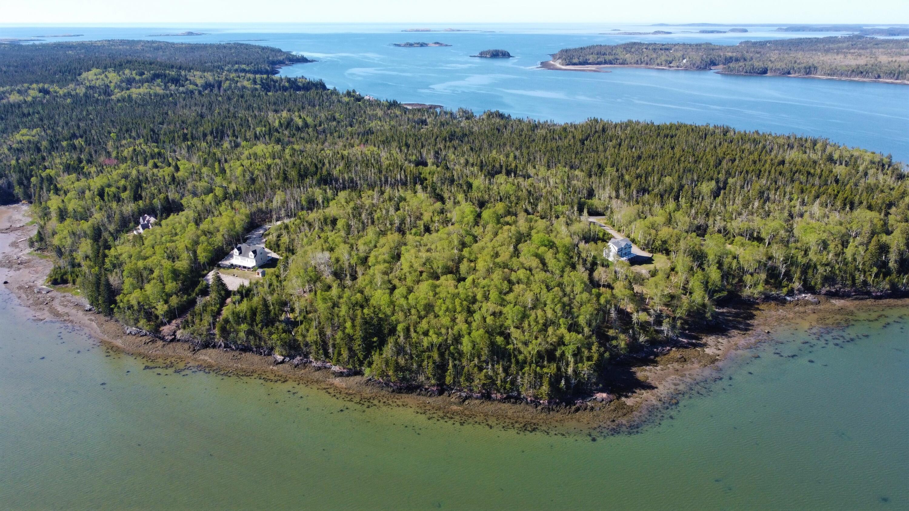 Lot 17 Yoho Head Road Machiasport, ME 04655 - Photo 4 of 24 Aerial View of Shoreline