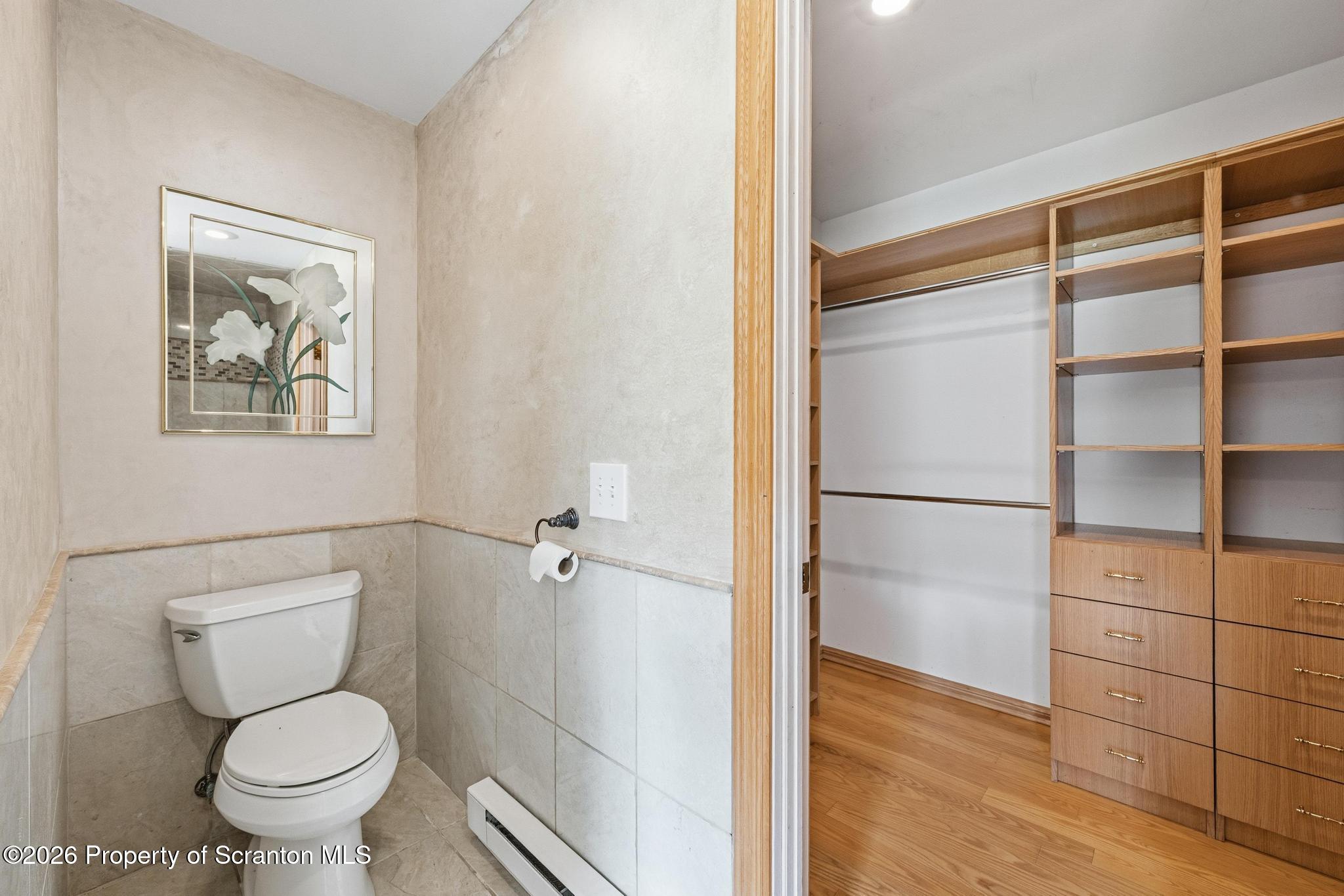 116 Forge Street Old Forge, PA 18518 - Photo 26 of 49 a bathroom with a toilet and a shower
