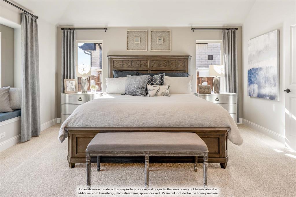 1148 Hitching Post Way Oak Point, TX 75068 - Photo 24 of 31 a bedroom with a bed and wooden floor