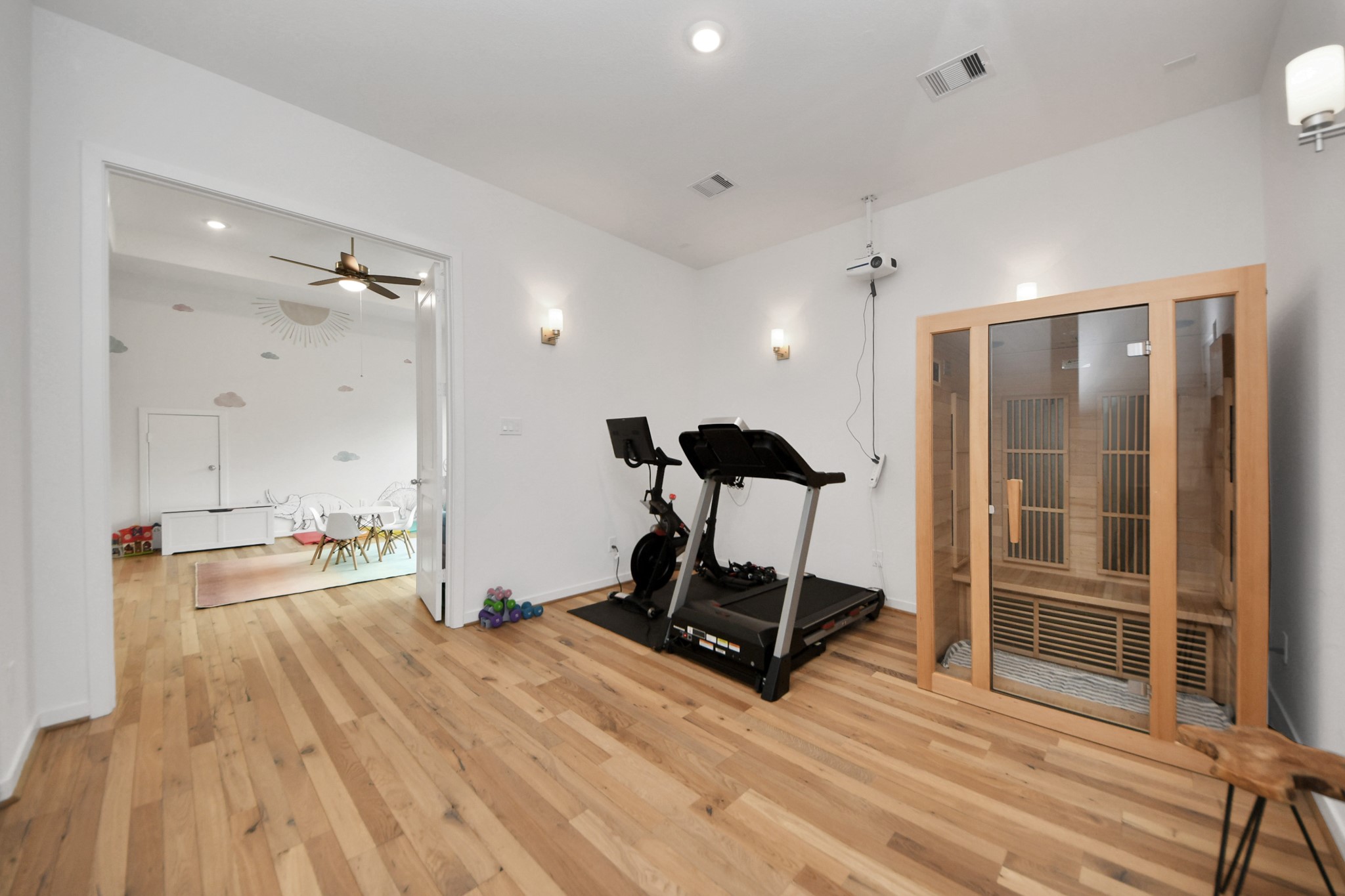 17355 Camillia Trail Conroe, TX 77302 - Photo 22 of 34 a view of a room with gym equipment