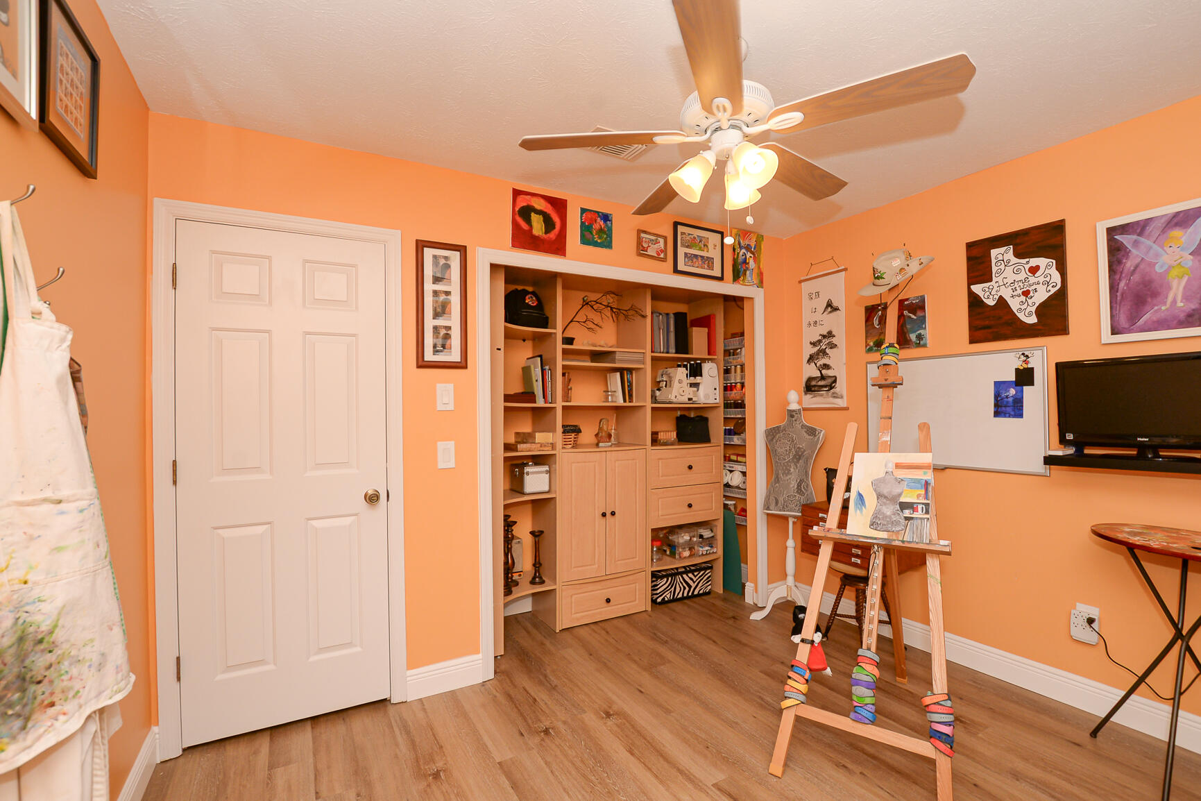3068 Southeast Darien Road Port St. Lucie, FL 34952 - Photo 35 of 54 a view of a livingroom with workspace and a window