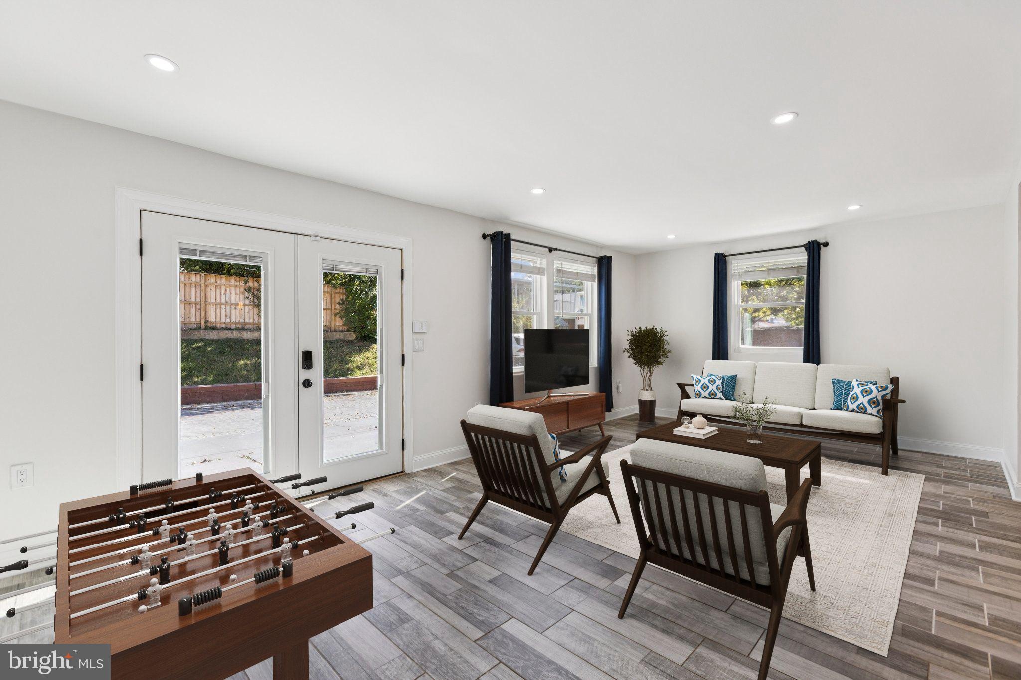 7435 8th Street Northwest Washington, DC 20012 - Photo 10 of 28 a living room with furniture and wooden floor