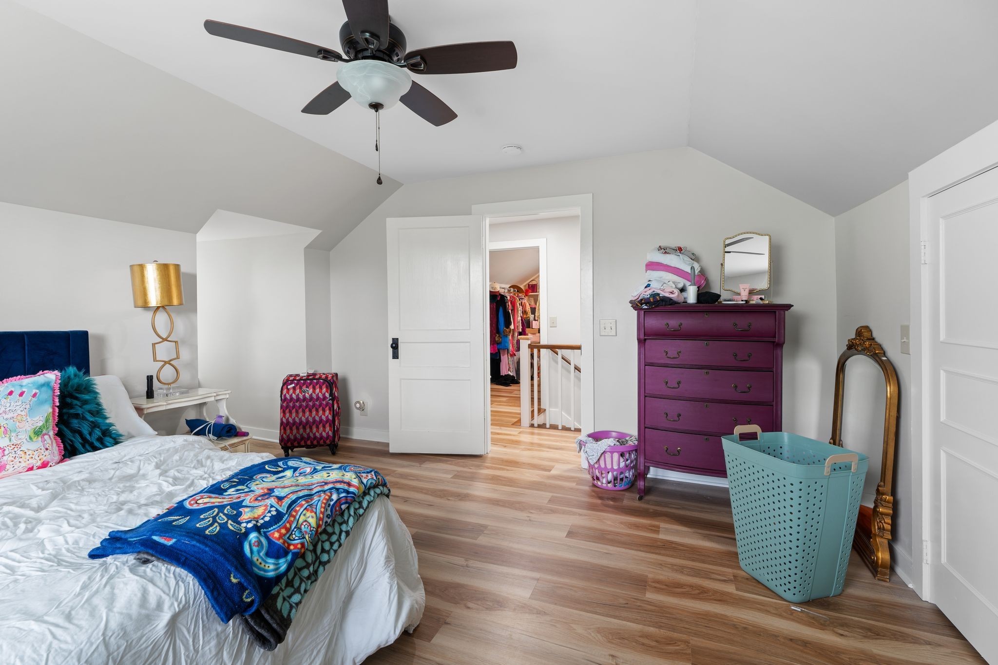 4519 Murfreesboro Road Franklin, TN 37067 - Photo 20 of 51 a bedroom with a bed and a chandelier