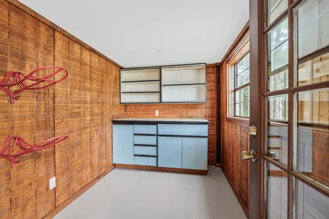 view of room with window