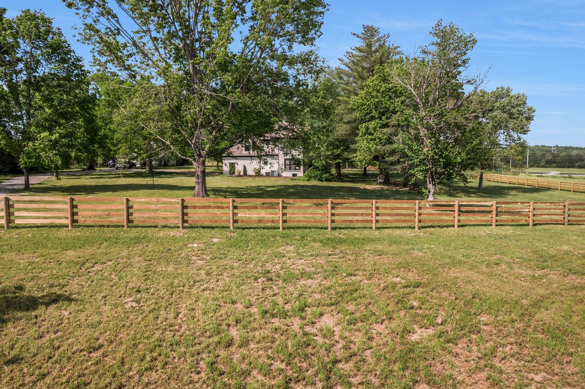 4519 Murfreesboro Road Franklin, TN 37067 - Photo 42 of 51 a view of a yard with wooden fence