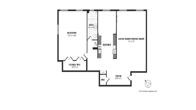 front view of a brick building