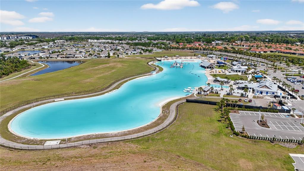 16632 Grotto Steam Place Wimauma, FL 33598 - Photo 36 of 42 an aerial view of a residential houses with outdoor space