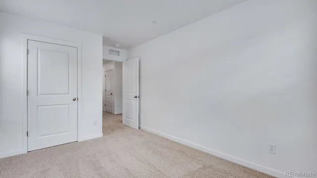 a view of an empty room