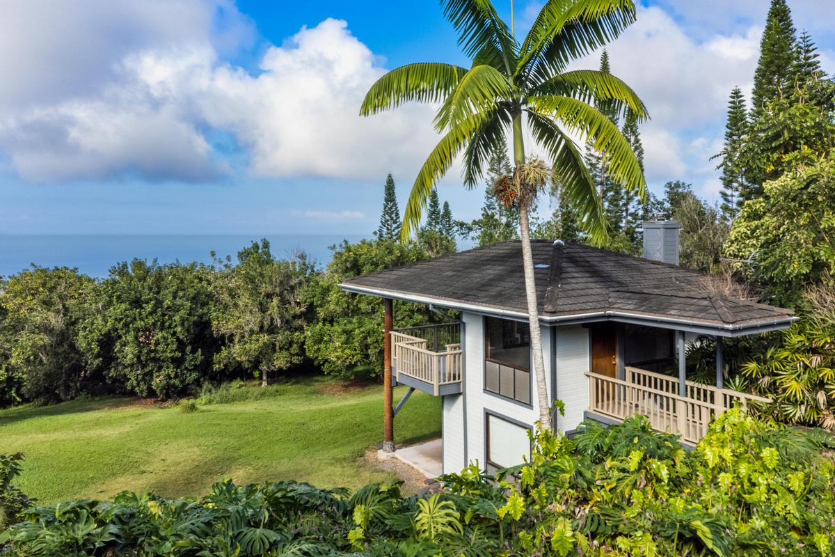 88-2497 Milolii Road Captain Cook, HI 96704 - Photo 13 of 30 a backyard of a house with lots of green space