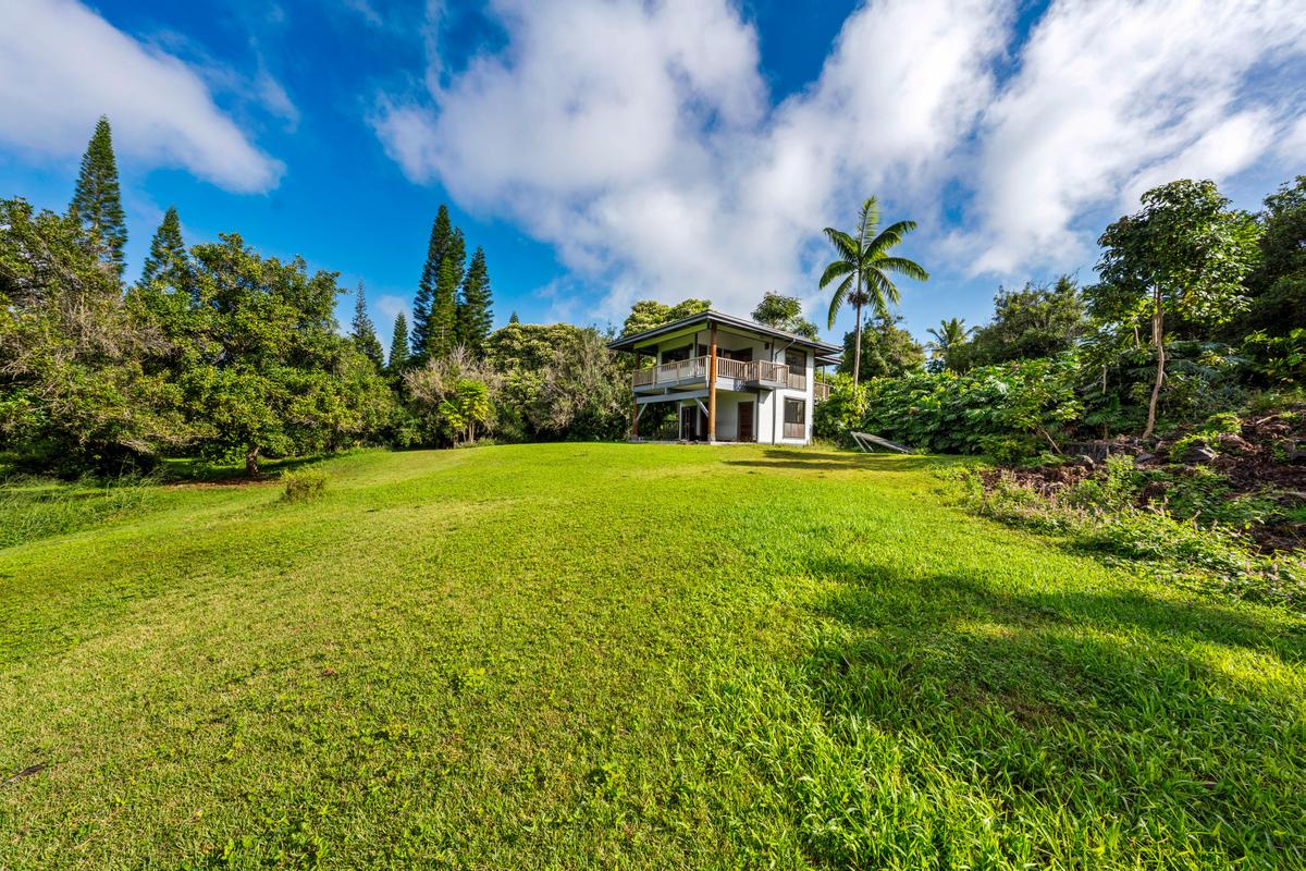 88-2497 Milolii Road Captain Cook, HI 96704 - Photo 20 of 30 a view of a house with a big yard and palm trees
