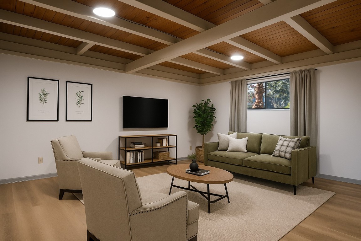97578 Pirates Point Road Yulee, FL 32097 - Photo 4 of 64 a living room with furniture and a flat screen tv
