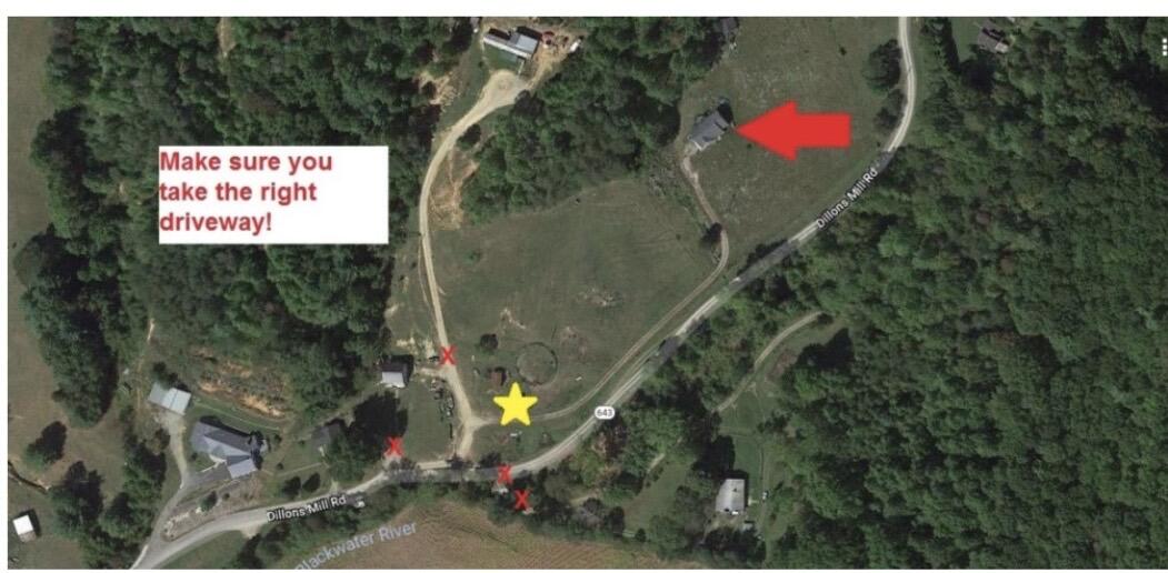 6267 Dillons Mill Road Callaway, VA 24067 - Photo 24 of 24 a view of outdoor space and front view of a house