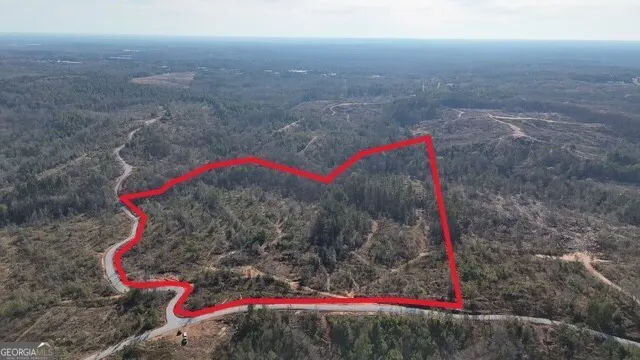 a view of a wooden house with a small yard and potted plants