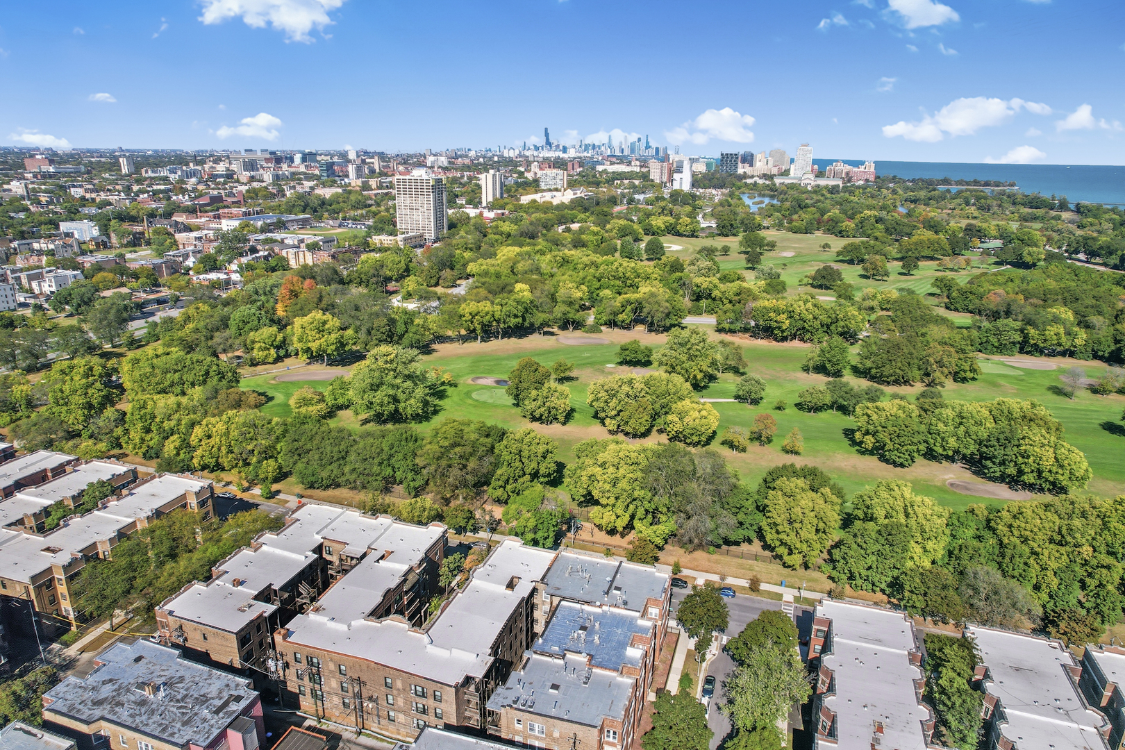 6712 South Ridgeland Avenue, Unit 3A Chicago, IL 60649 - Photo 13 of 14 an aerial view of a city
