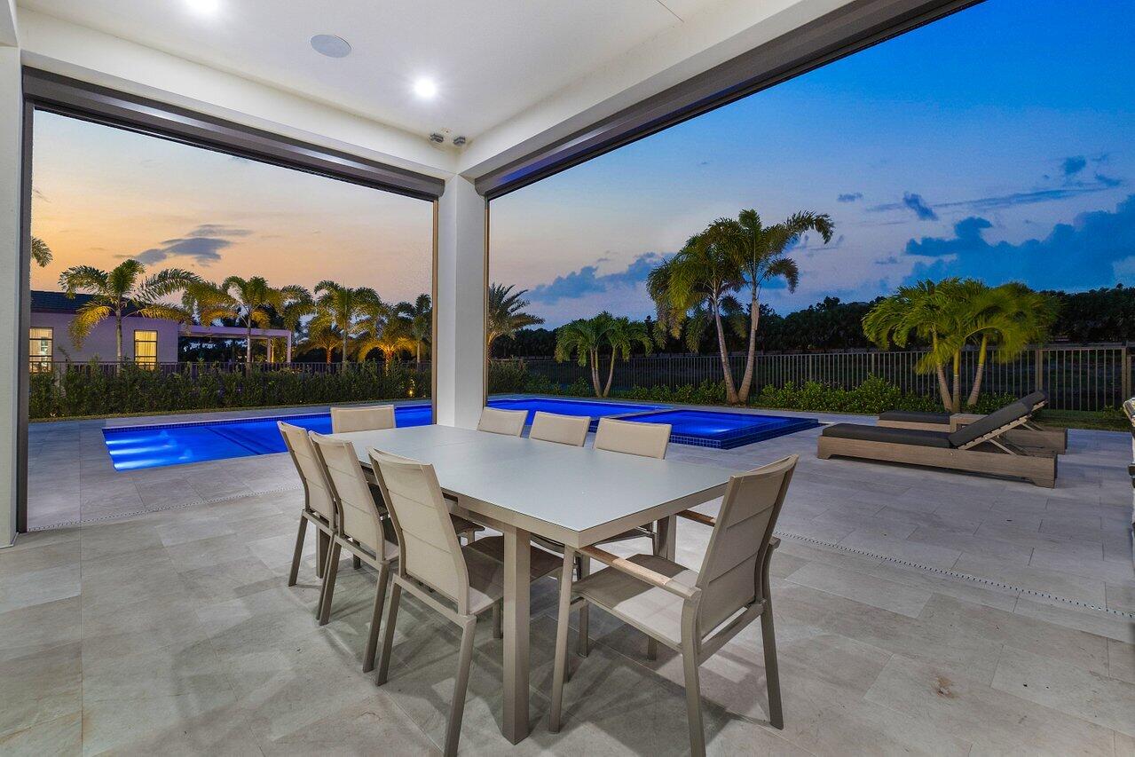 9627 Chianti Classico Terrace Boca Raton, FL 33496 - Photo 53 of 75 Lower Veranda Twilight