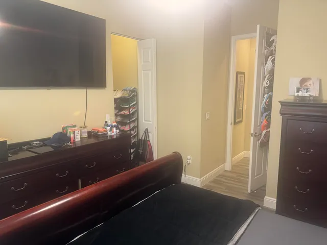 a view of a balcony from a room