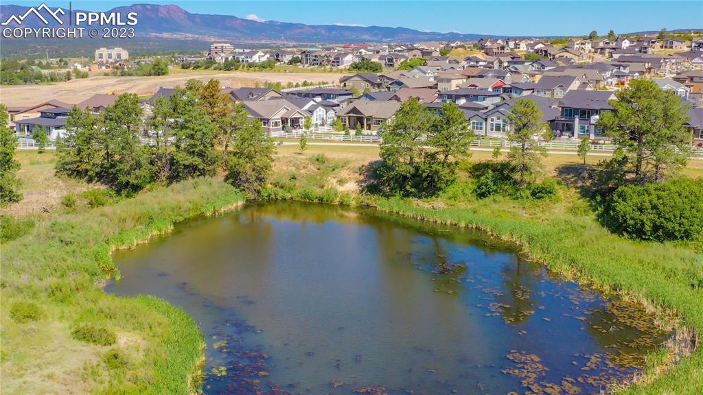 11590 Spectacular Bid Circle Colorado Springs, CO 80921 - Photo 39 of 49 a view of a lake with a city