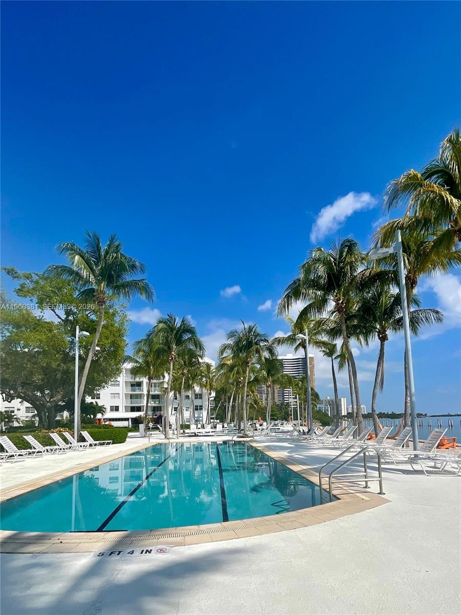 700 Northeast 63rd Street, Unit D203 Miami, FL 33138 - Photo 28 of 36 a view of a swimming pool and lounge chair