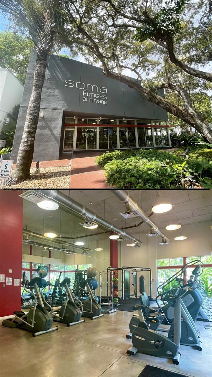 700 Northeast 63rd Street, Unit D203 Miami, FL 33138 - Photo 33 of 36 a view of a room with gym equipment