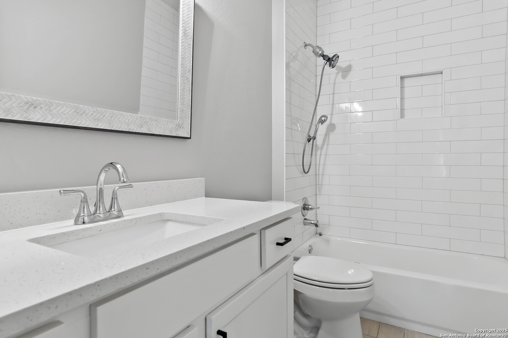 119 Rockingshire Court Spring Branch, TX 78070 - Photo 23 of 34 a bathroom with a sink a toilet and shower