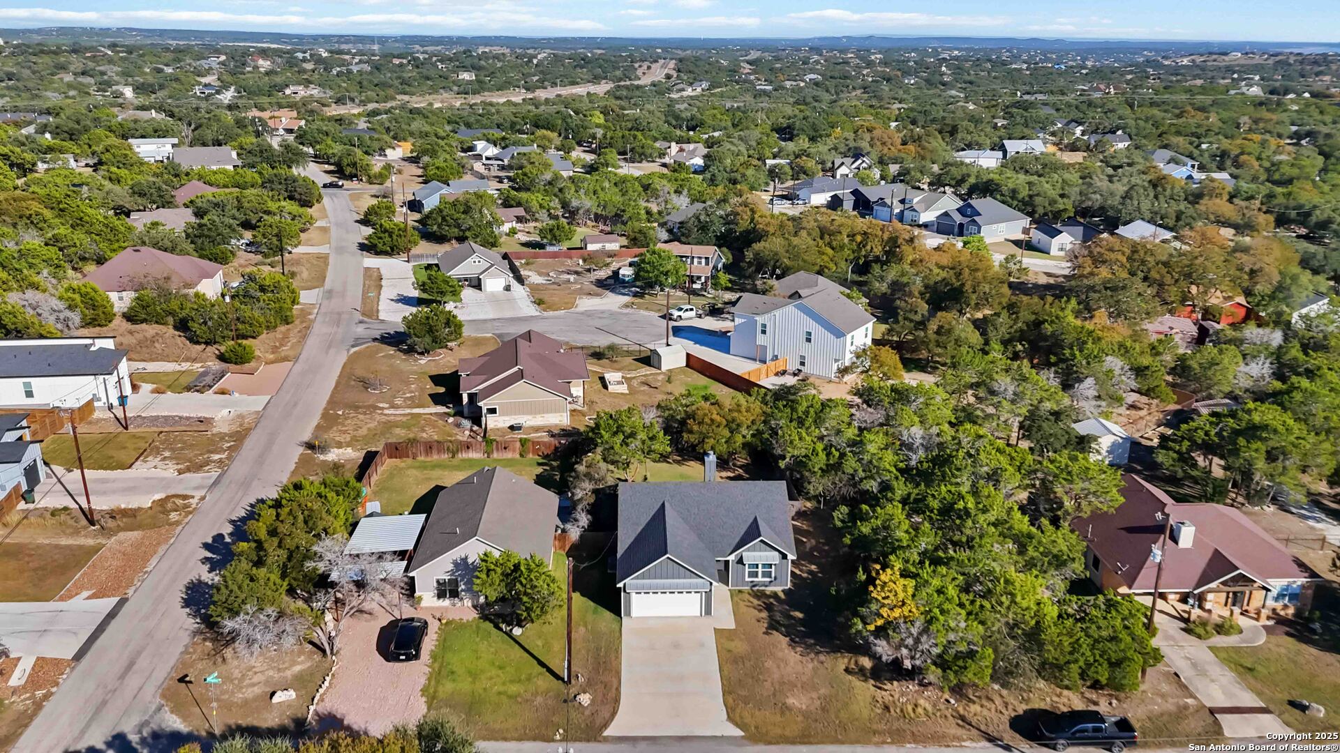 119 Rockingshire Court Spring Branch, TX 78070 - Photo 29 of 34 an aerial view of residential houses with outdoor space