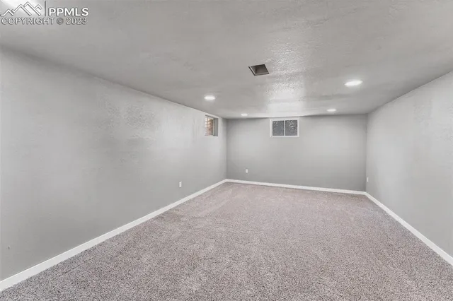 a view of an empty room