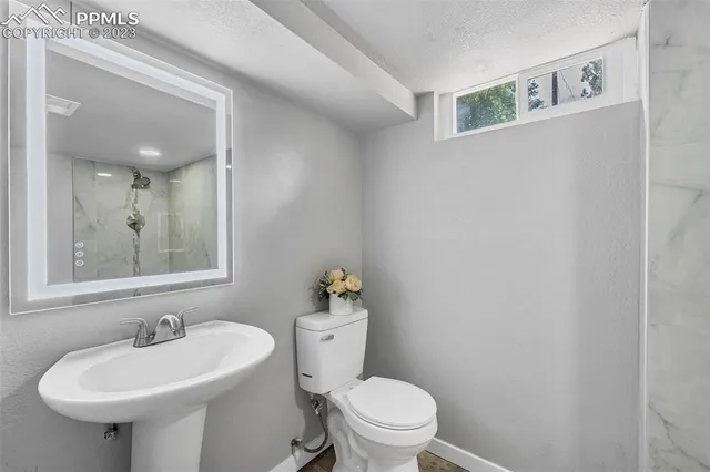 a view of swimming pool with a yard