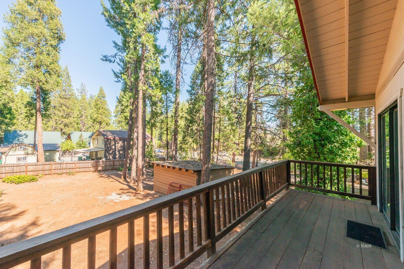 220-230 Lakeview Drive Trinity Center, CA 96091 - Photo 33 of 48 a view of a balcony with trees