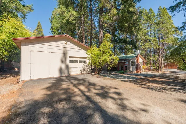 a view of a house with a outdoor space