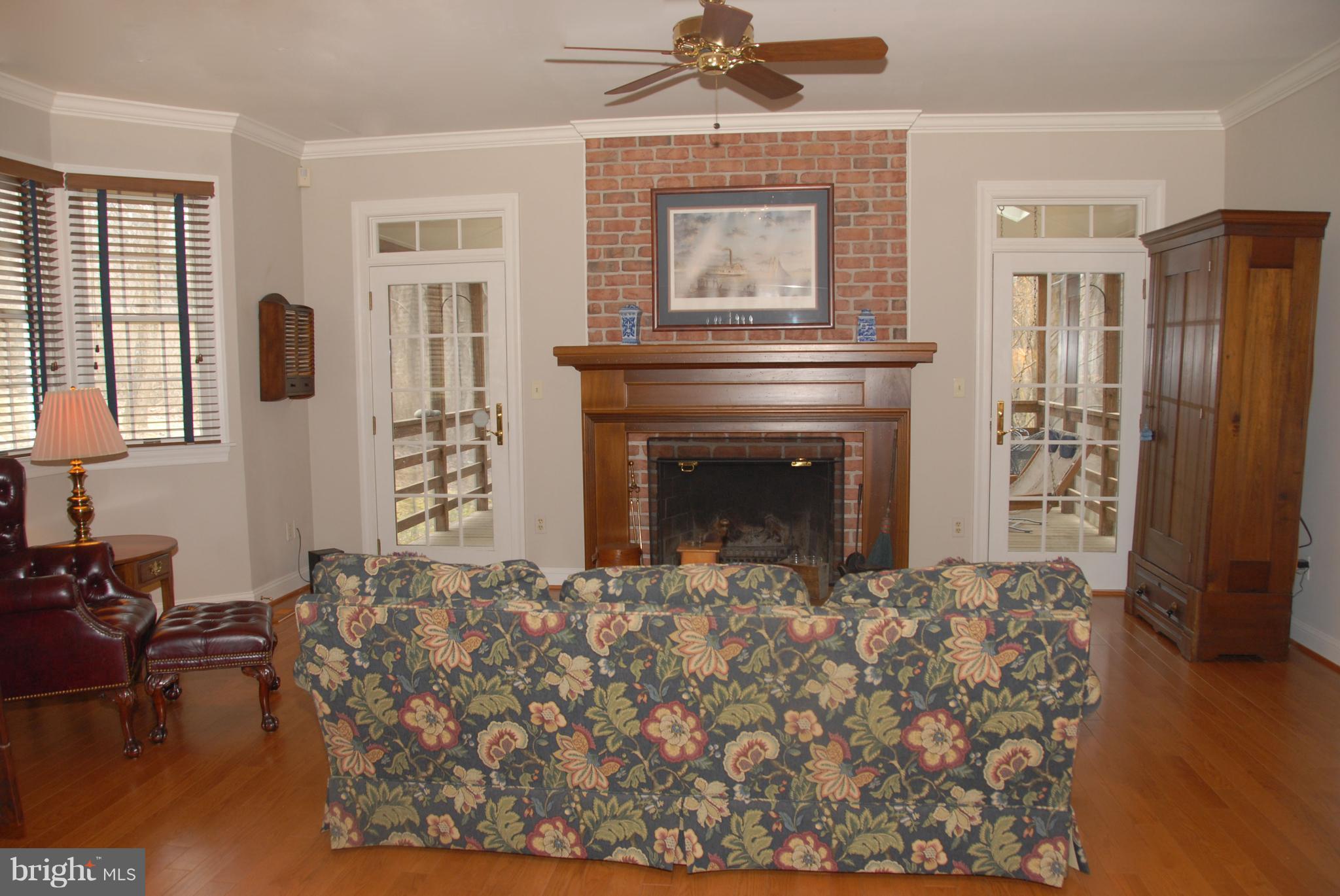 1300 Upper Glencoe Road Sparks, MD 21152 - Photo 7 of 30 Family Room w/ Beautiful Wood Burning Fireplace