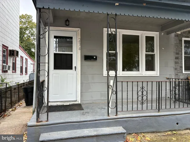 a view of front door of house