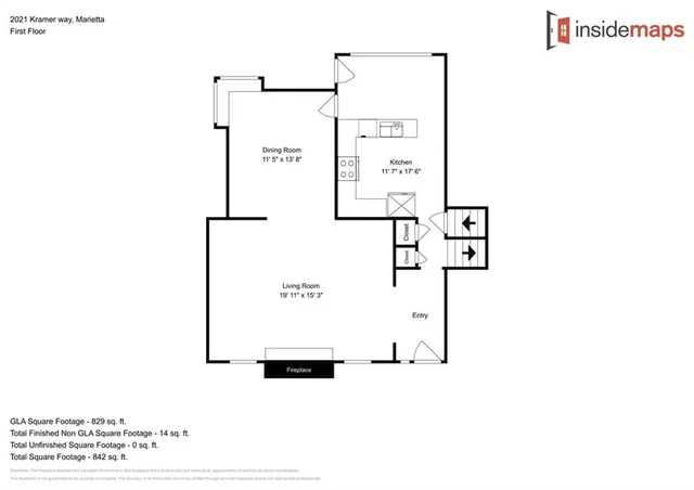 $2,650 | 2021 Kramer Way, Marietta, GA 30062