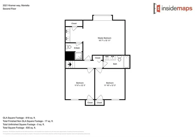 $2,650 | 2021 Kramer Way, Marietta, GA 30062