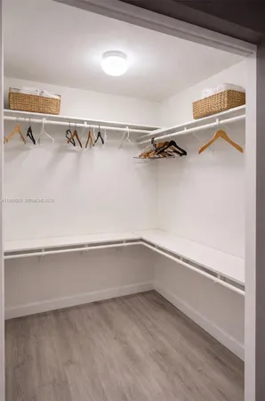 a view of walk in closet