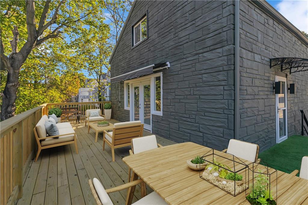 601 Center Avenue Pittsburgh, PA 15202 - Photo 43 of 48 a view of deck with patio