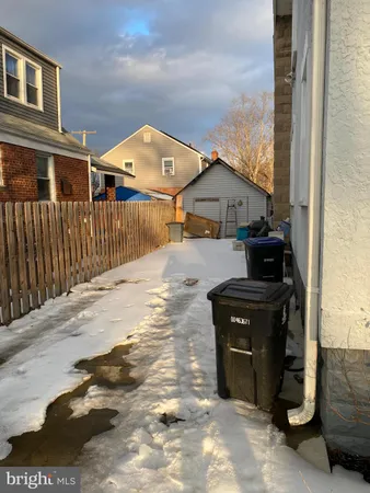 a backyard of a house