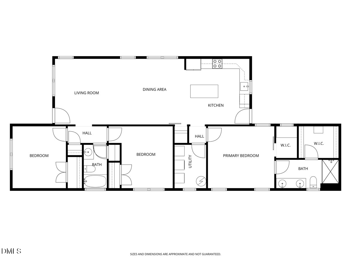 929 Jasmine Road Fuquay-Varina, NC 27526 - Photo 27 of 27 a black and white photo of a room