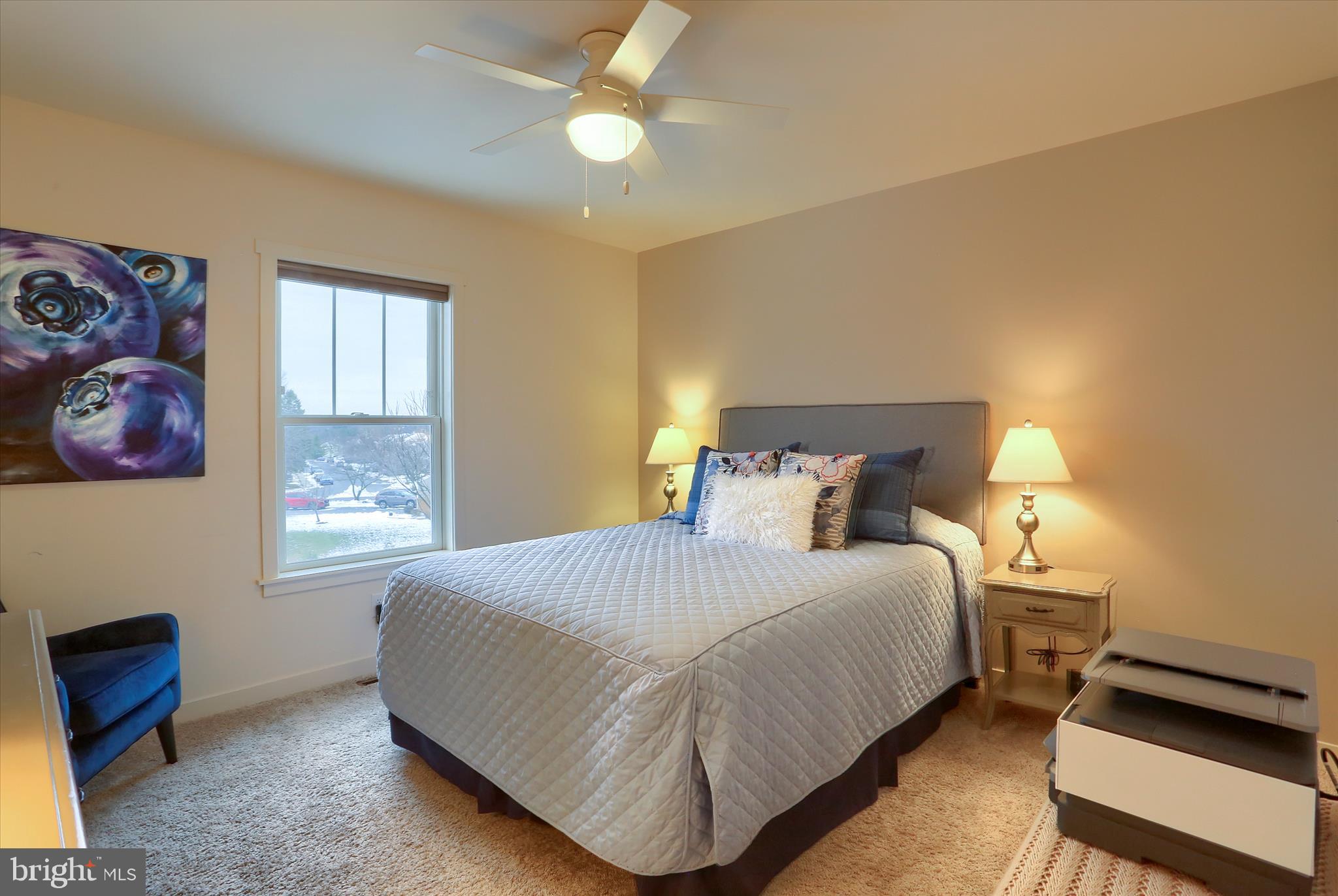 6238 Overview Lane Harrisburg, PA 17111 - Photo 17 of 34 a bedroom with a bed a couch and a window