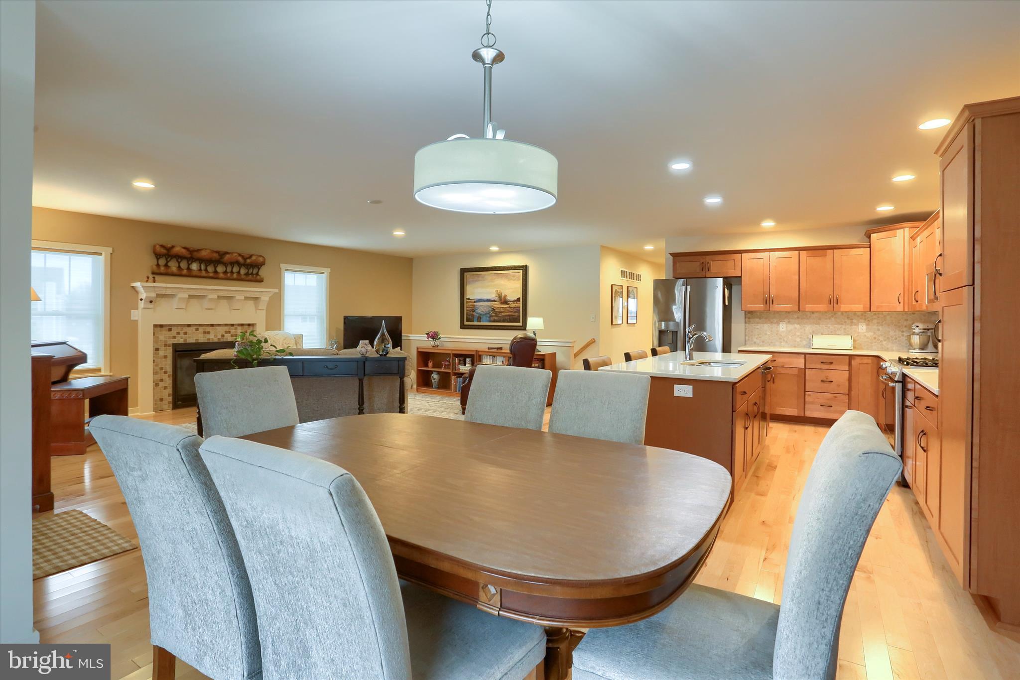 6238 Overview Lane Harrisburg, PA 17111 - Photo 8 of 34 a large kitchen with a table and chairs