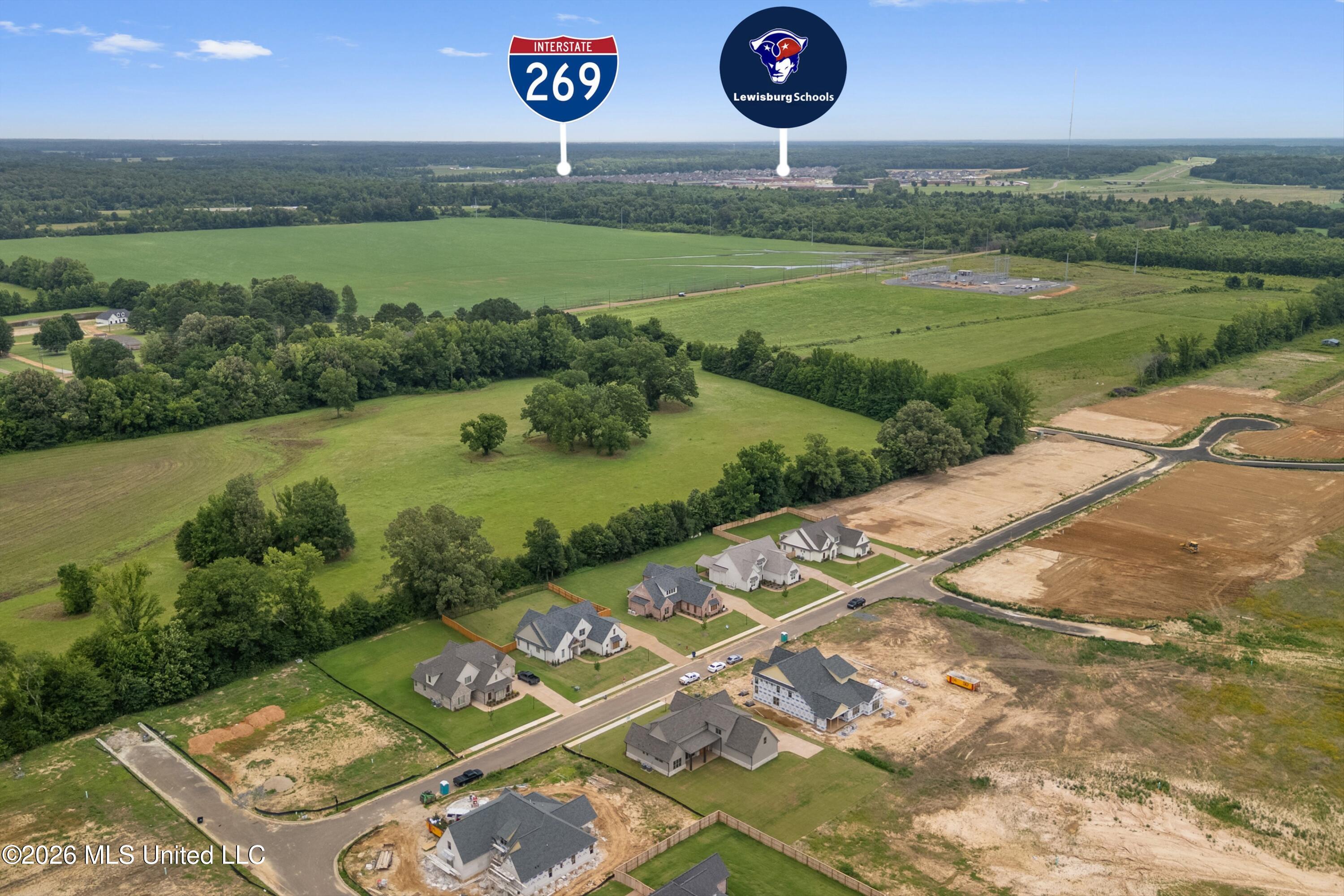 5381 Grayson Way Hernando, MS 38632 - Photo 41 of 43 Aerial