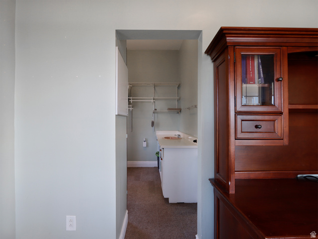 155 West Center Street Fillmore, UT 84631 - Photo 48 of 86 Dedicated laundry area with a white countertop and built-in shelving