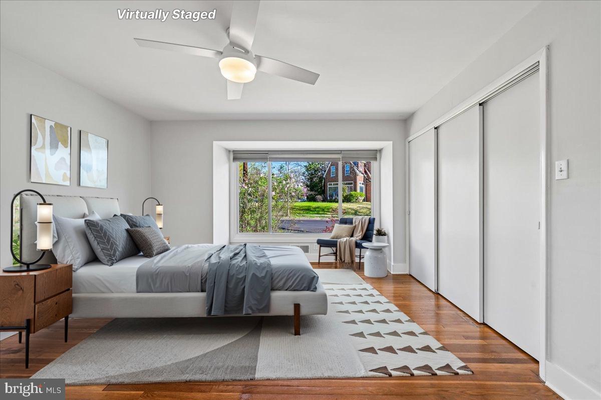 1312 Geranium Street Northwest Washington, DC 20012 - Photo 25 of 75 Staged Primary Bedroom suite