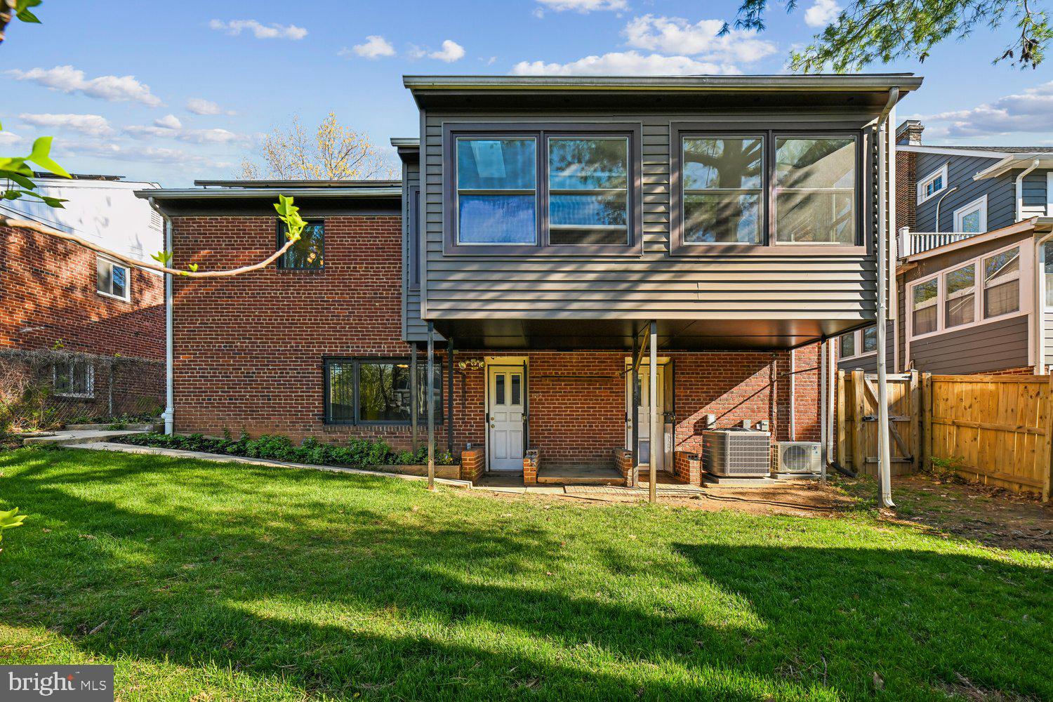 1312 Geranium Street Northwest Washington, DC 20012 - Photo 62 of 75 Back Elevation